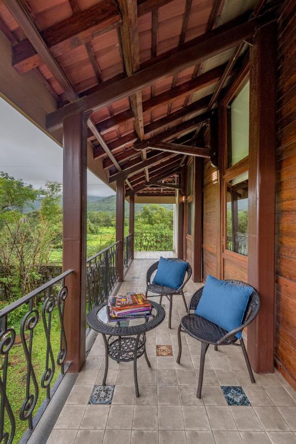 Saffronstays Boulevard Loghouse - A Wooden Chalet Amidst Nature Kārli エクステリア 写真