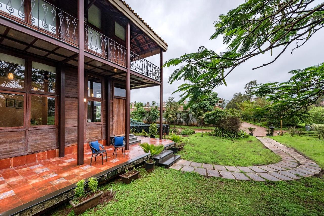 Saffronstays Boulevard Loghouse - A Wooden Chalet Amidst Nature Kārli エクステリア 写真